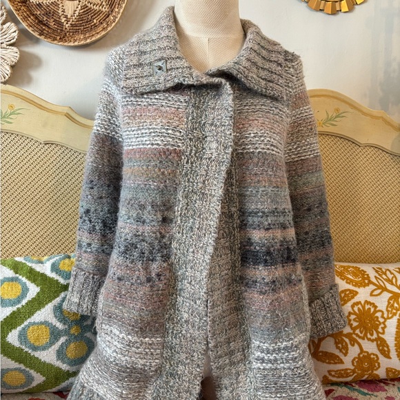 Free People Multicolor Knit Poncho Sweater - Picture 2 of 4